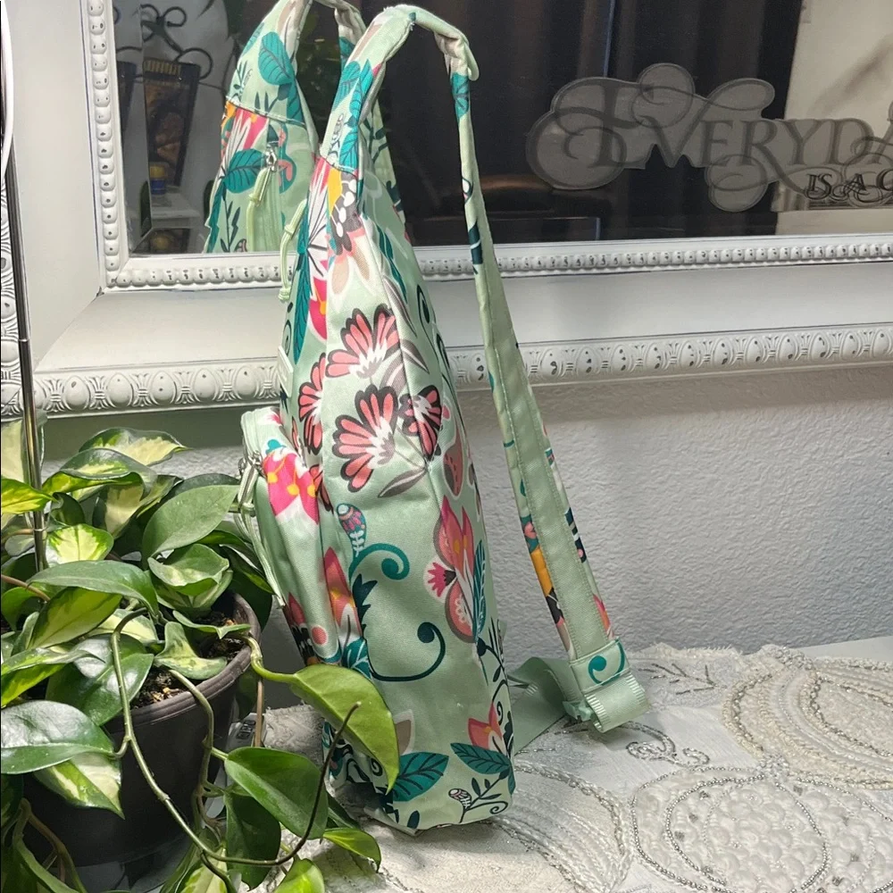 Vera Bradley Floral  Sling Back Pack